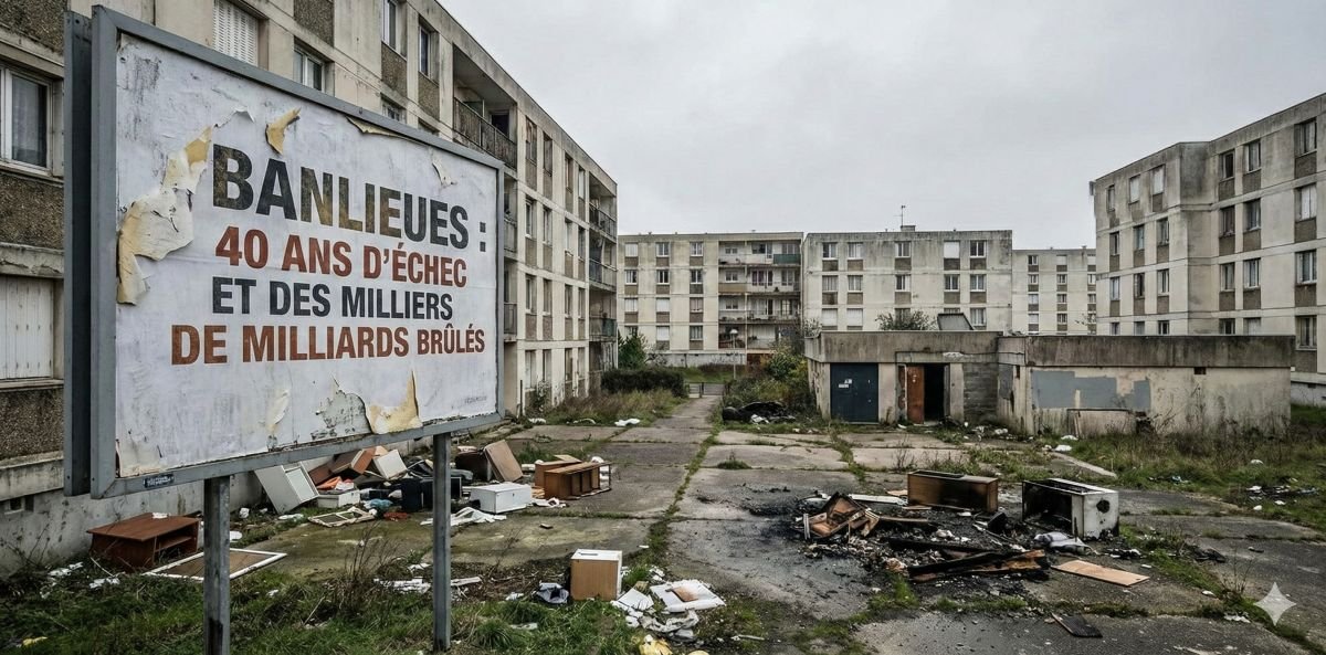 banlieues, 40 ans d’échec et des milliers de milliards brûlés